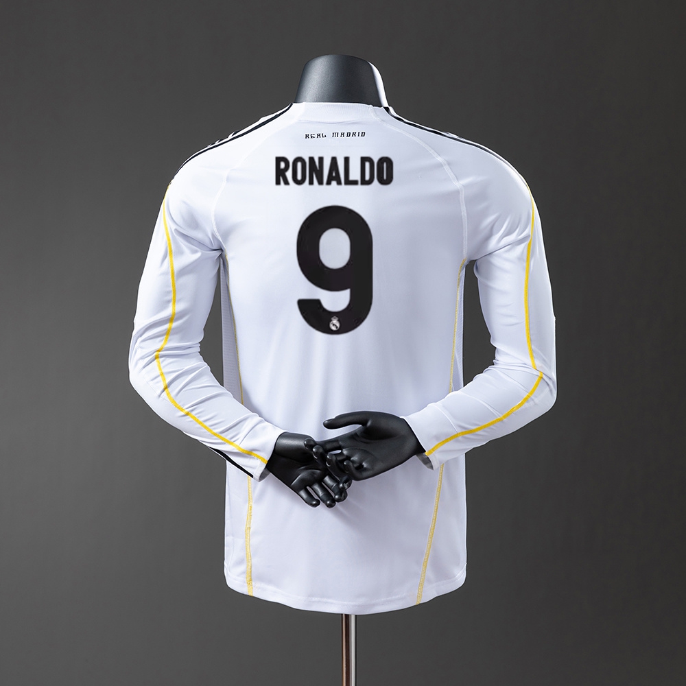 2009-10 REAL MADRID HOME LONG SLEEVE (PLAYER VERSION)