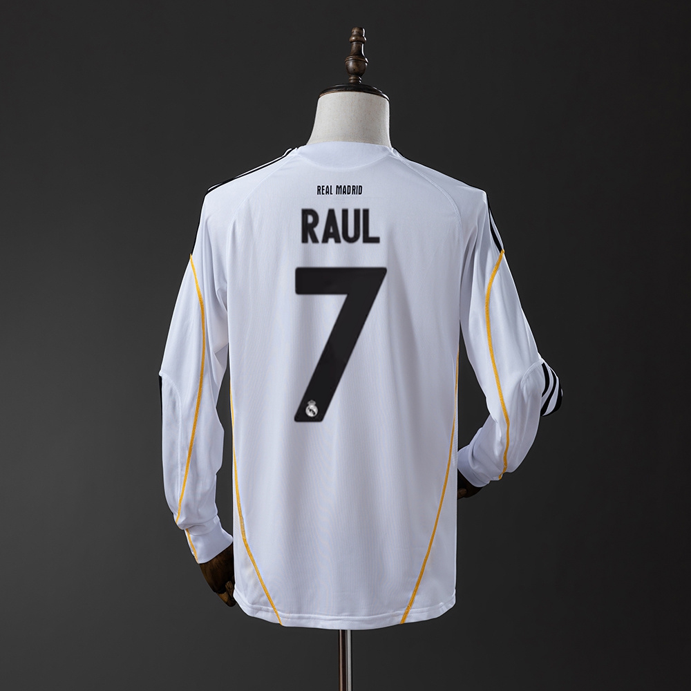 2009-10 REAL MADRID LONG SLEEVE HOME (FAN VERSION)