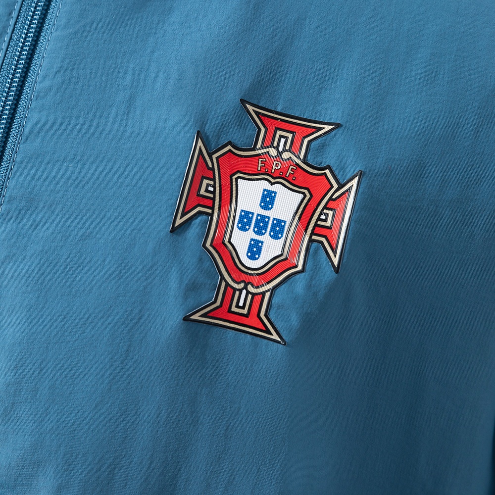 2025-26 PORTUGAL WINDBREAKER REVERSIBLE JACKET - RED & CYAN