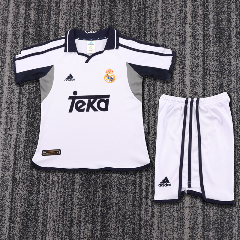 2000-01 REAL MADRID HOME KIDS KIT