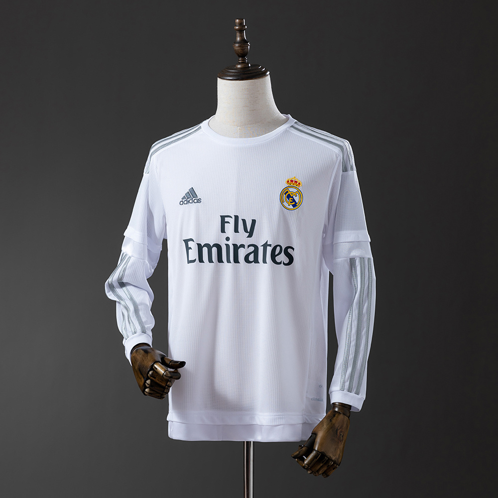 2015-16 REAL MADRID HOME LONG SLEEVES (FAN VERSION)