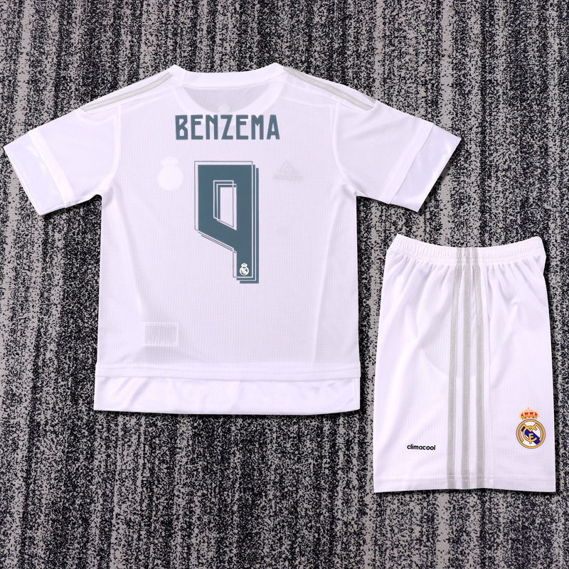 2015-16 REAL MADRID HOME KIDS KIT