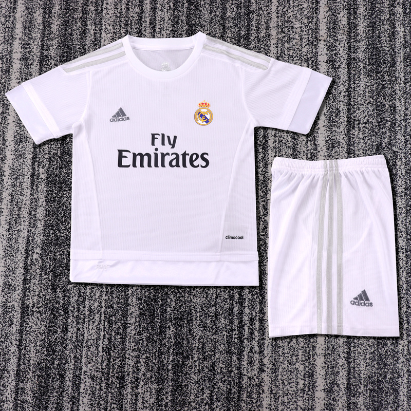 2015-16 REAL MADRID HOME KIDS KIT