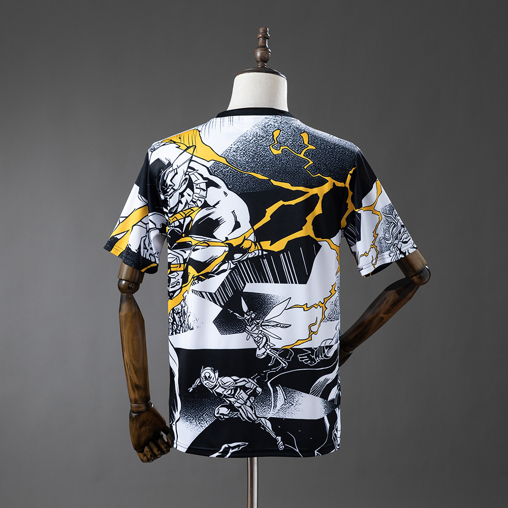 2025-26 REAL MADRID MARVEL T-SHIRT WHITE/GOLD