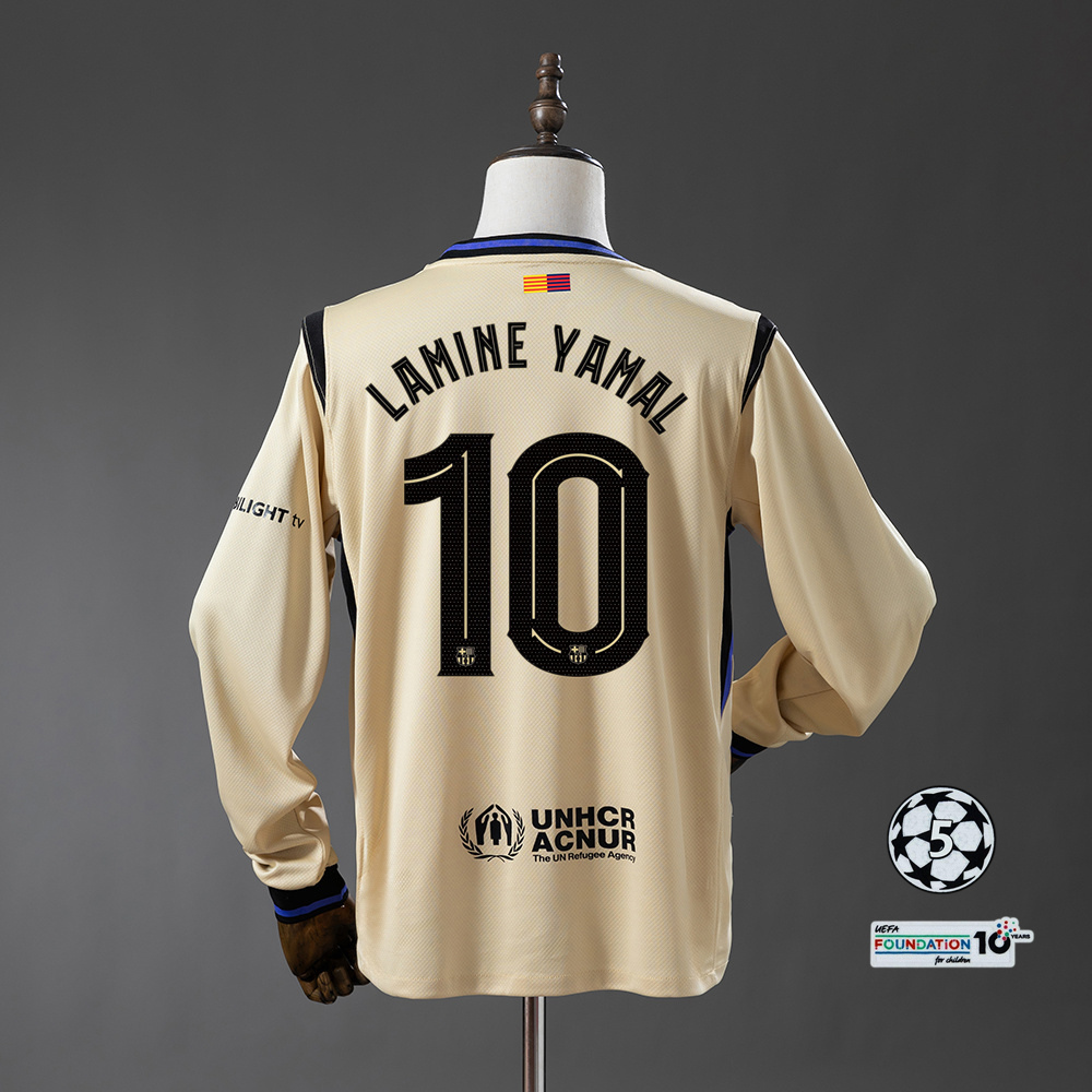 2025-26 BARCELONA AWAY LONG SLEEVE (FAN VERSION)