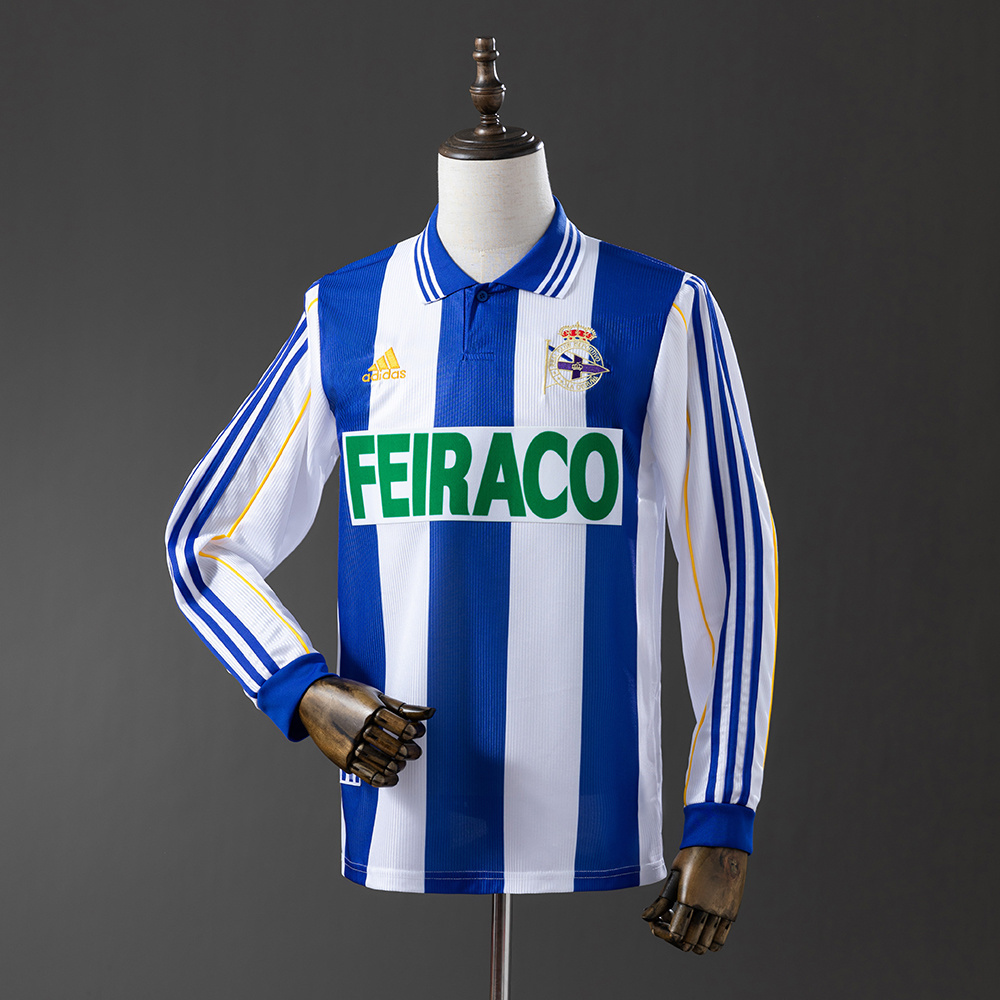 1999-00 DEPORTIVO LA CORUNA HOME LONG SLEEVE