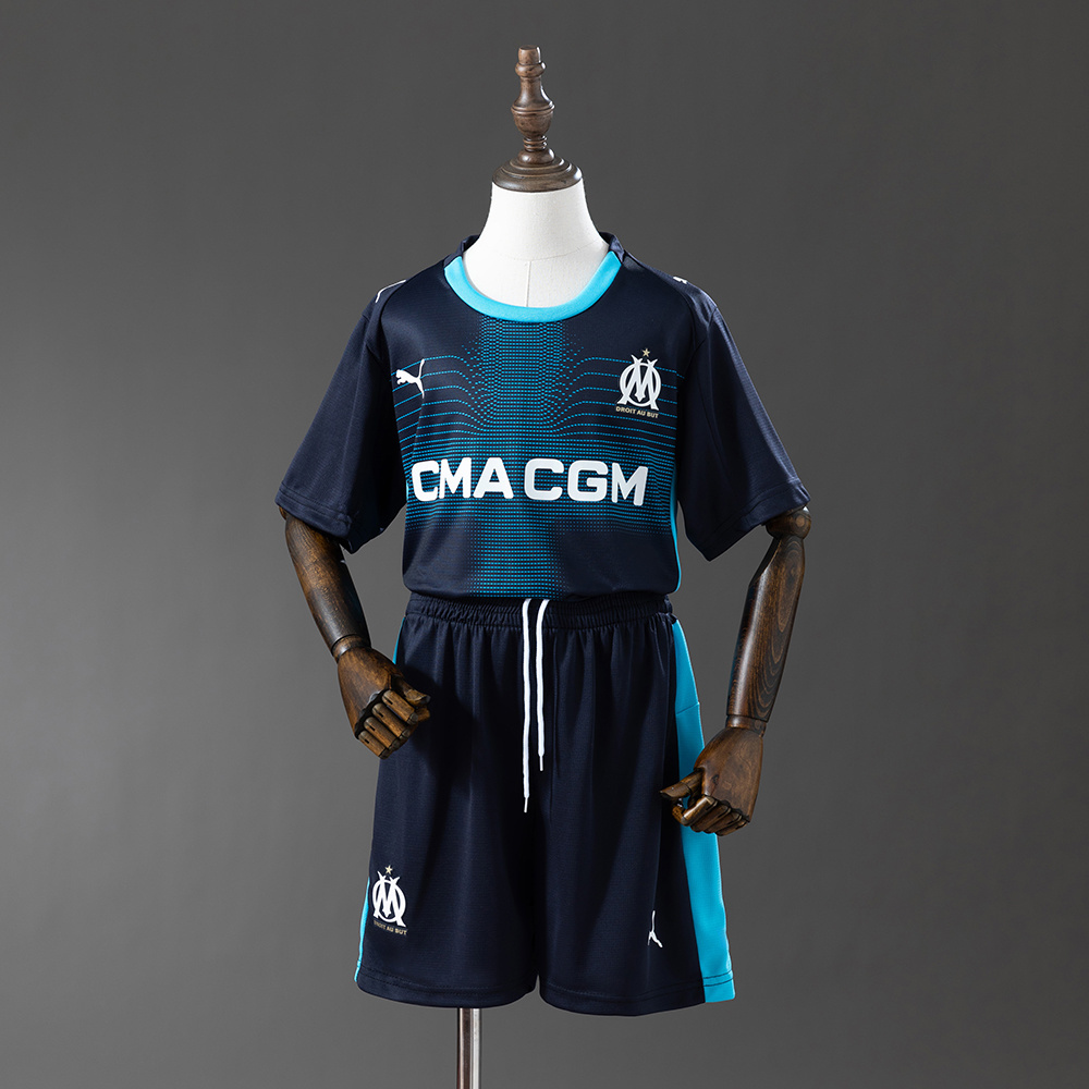 2025-26 MARSEILLE AWAY MEN AND KIDS KIT