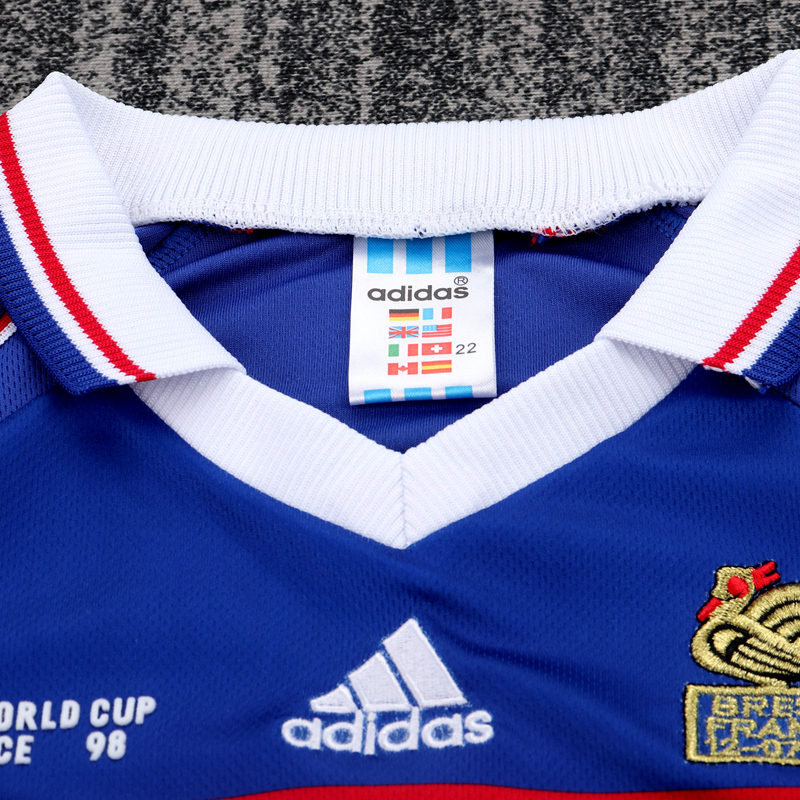 1998 FRANCE HOME LONG SLEEVES KIDS KIT