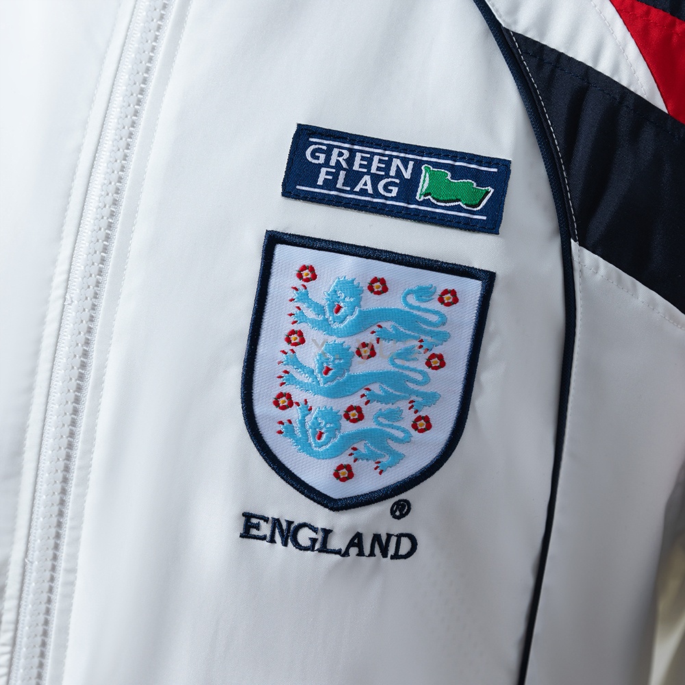 1998 ENGLAND WINDBREAKER - WHITE