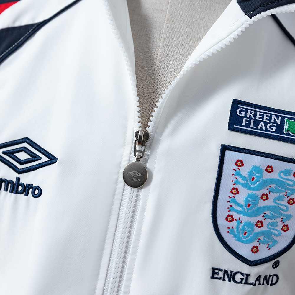 1998 ENGLAND WINDBREAKER - WHITE