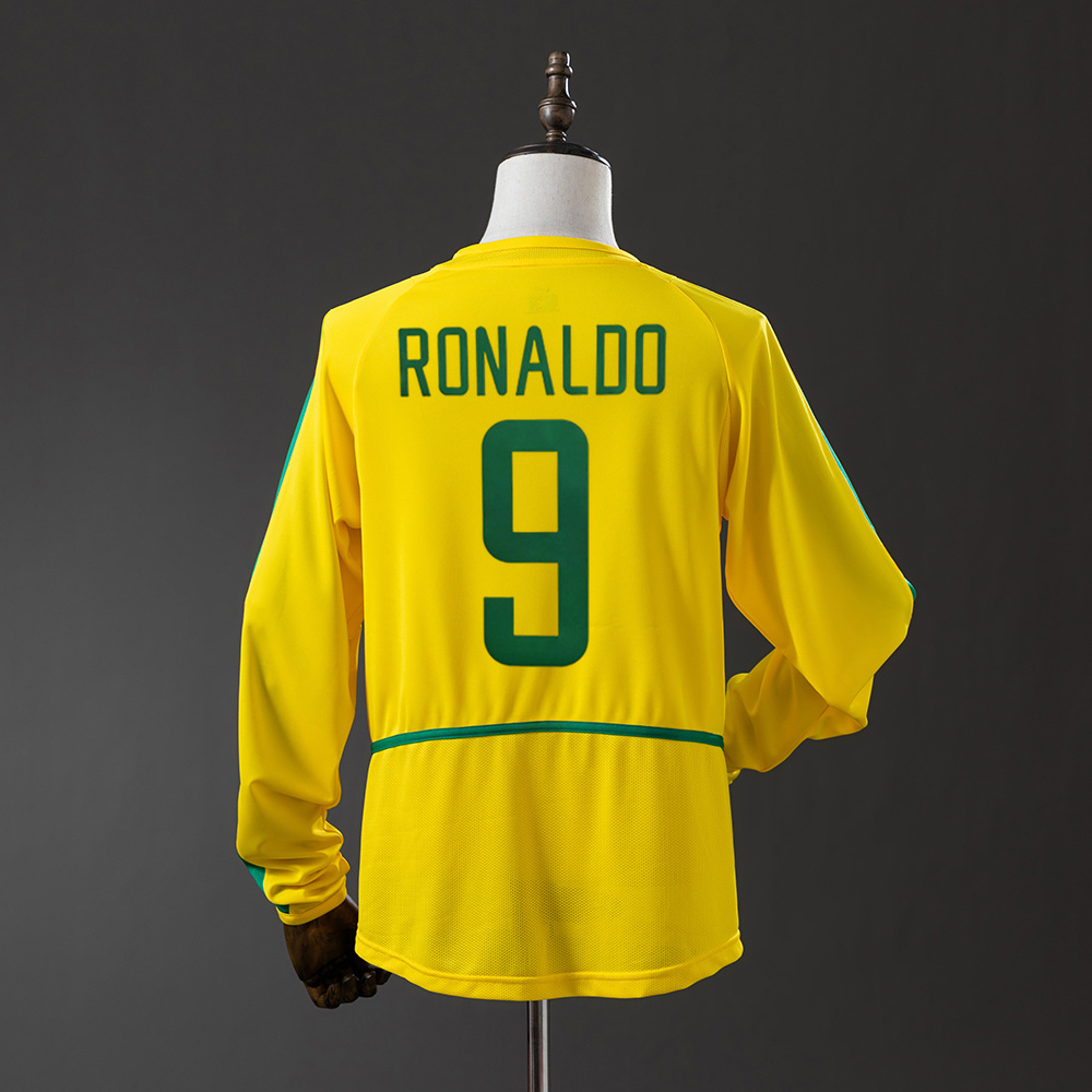 2002 BRAZIL HOME LONG SLEEVED