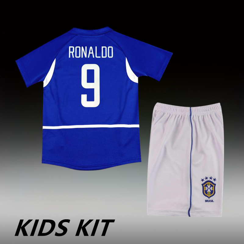 2002 BRAZIL AWAY KIDS KIT