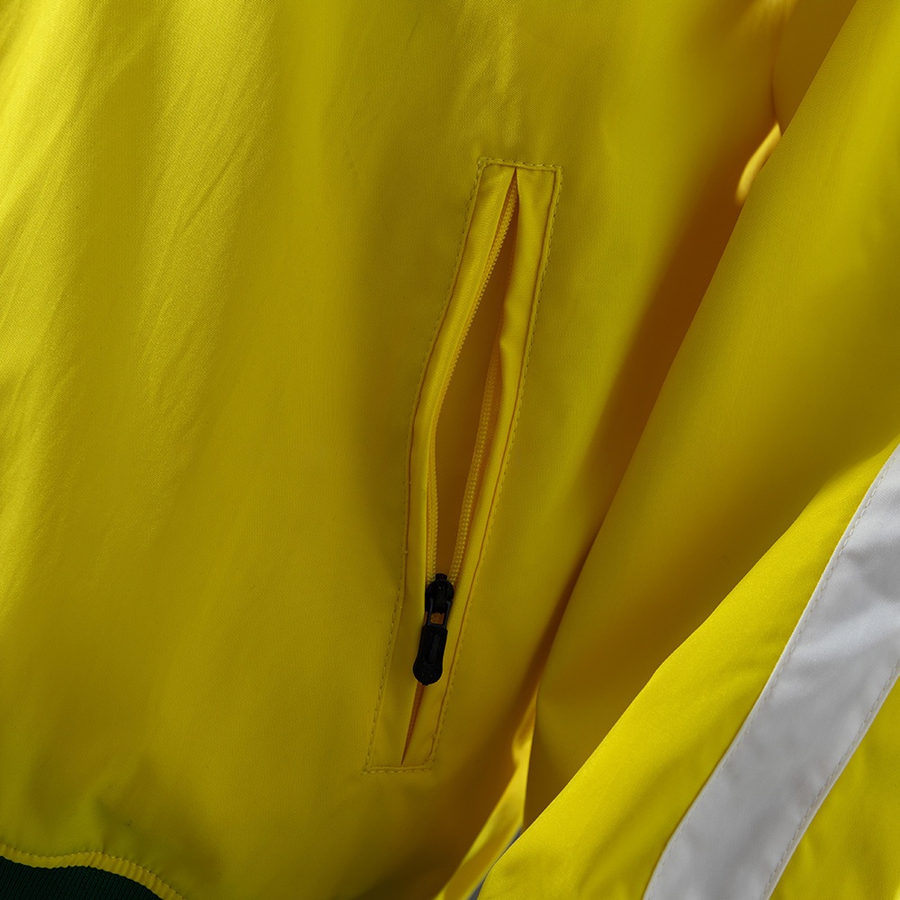 2010-11 BRAZIL WINDBREAKER JACKET - YELLOW