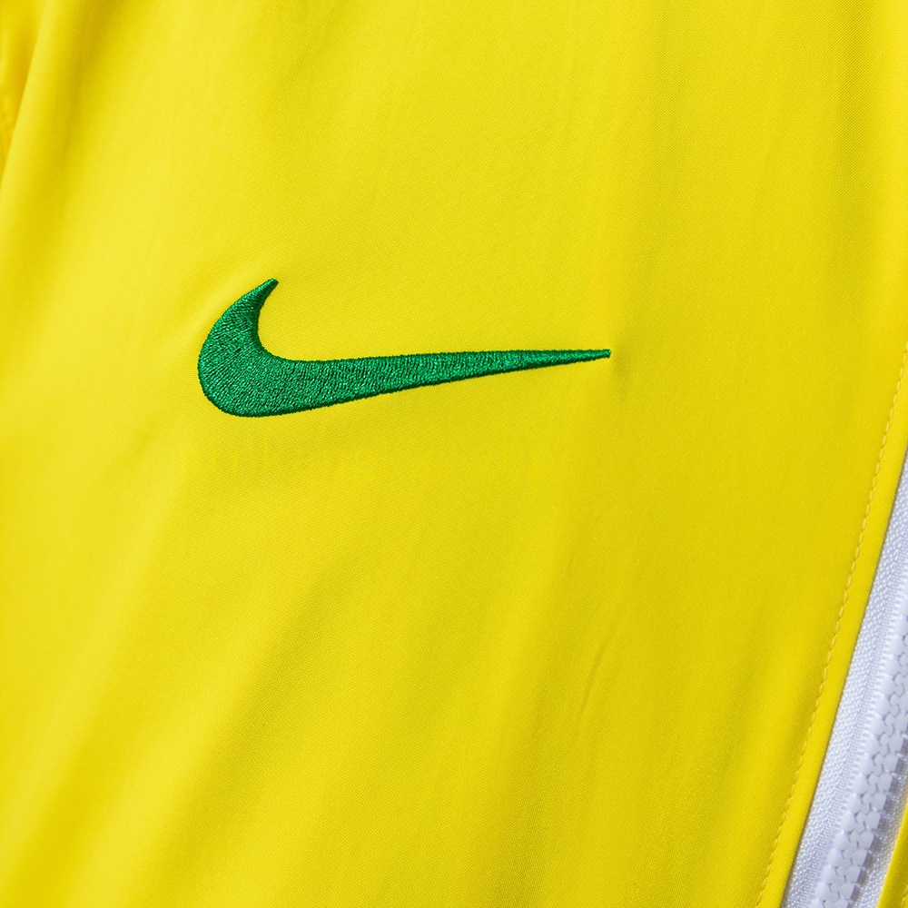 2010-11 BRAZIL WINDBREAKER JACKET - YELLOW