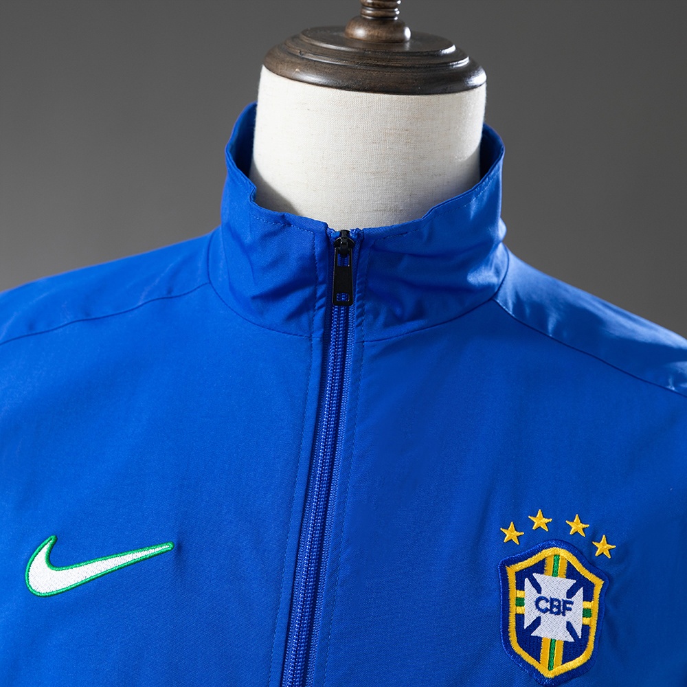 1998 BRAZIL WINDBREAKER JACKET - BLUE