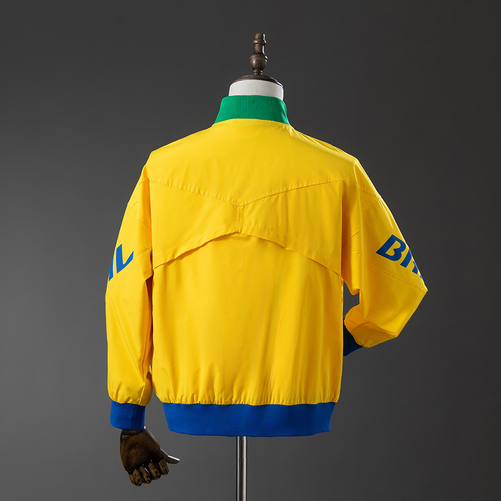 BRAZIL CENTAURO SPORTSWEAR JACKET COAT-YELLOW