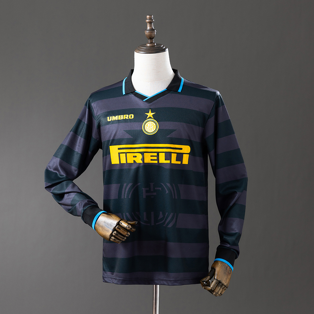 1997-98 INTER MILAN THIRD AWAY LONG SEEVE