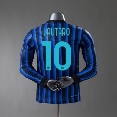 2025-26 INTER MILAN HOME LONG SLEEVE (PLAYER VERSION)