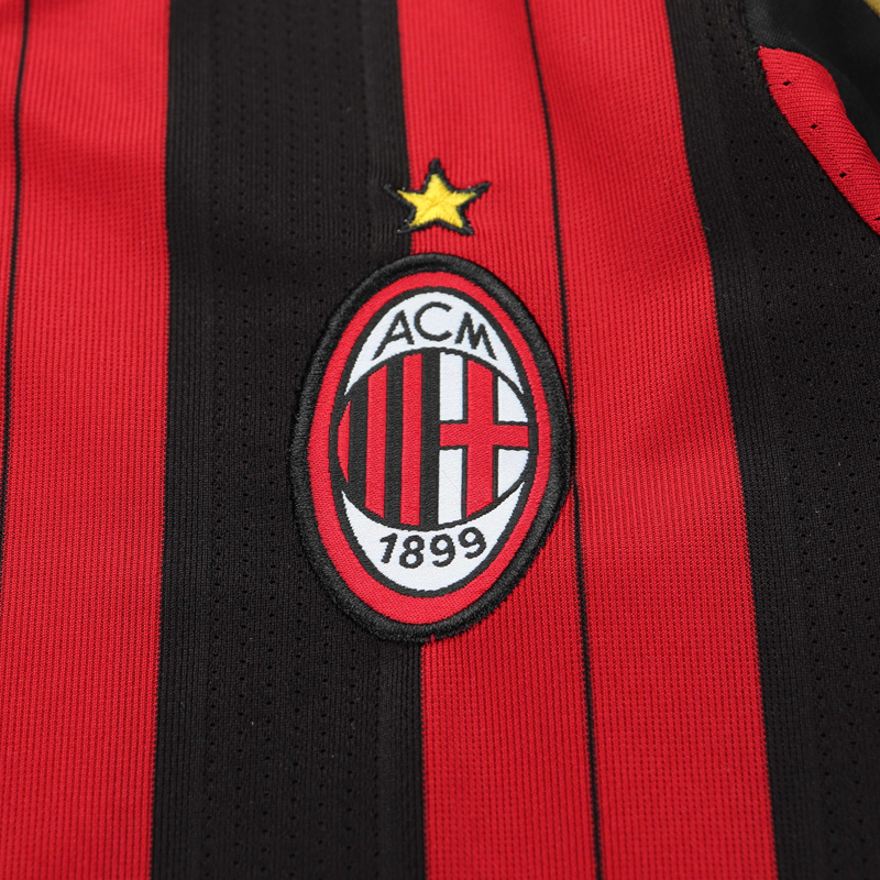 2013-14 AC MILAN HOME LONG SLEEVE KIDS KIT