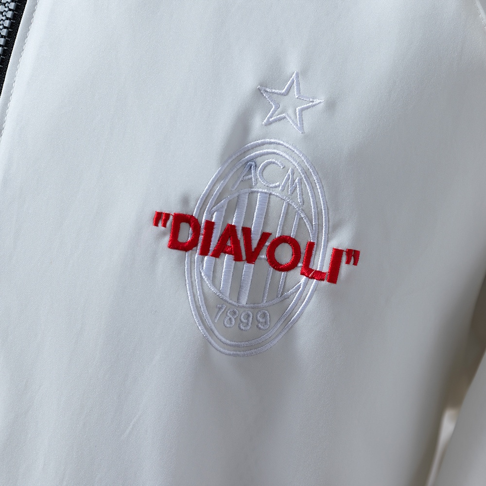 2025-26 AC MILAN CO-BRANDED WINDBREAKER - WHITE