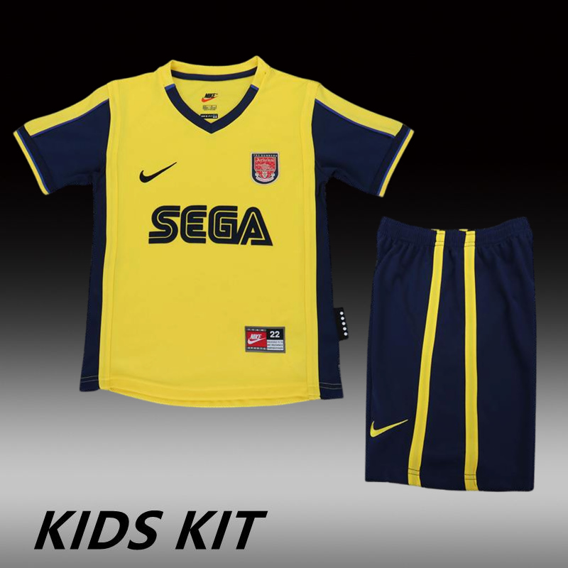 1999-01 ARSENAL AWAY KIDS KIT