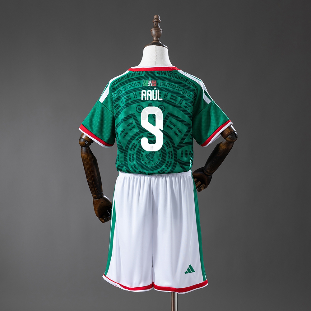 2026 MEXICO WORLD CUP HOME MEN AND KIDS KIT