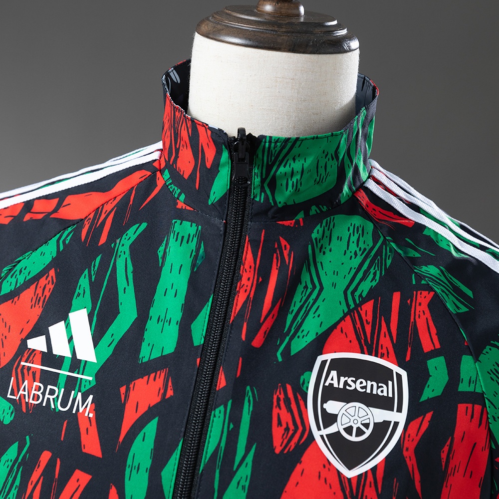 2025-26 ARSENAL REVERSIBLE JACKET WINDBREAKER - RED &amp; BLACK