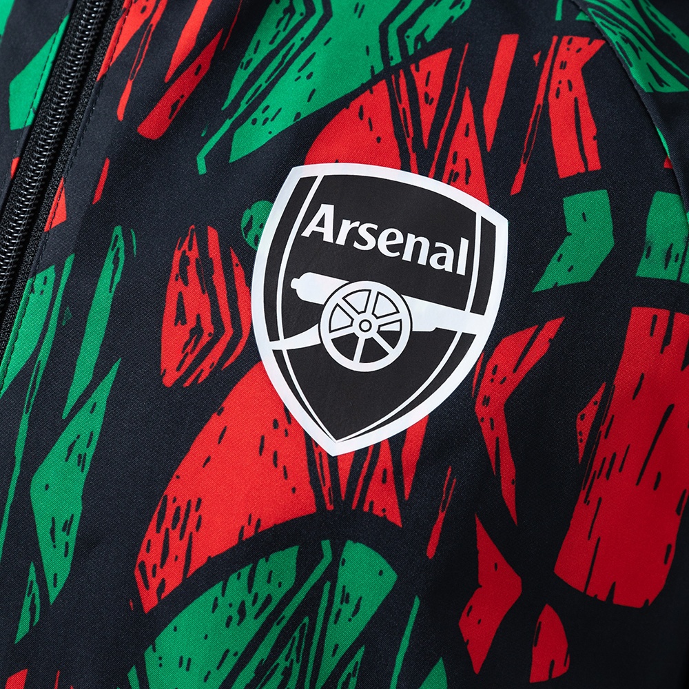 2025-26 ARSENAL REVERSIBLE JACKET WINDBREAKER - RED &amp; BLACK