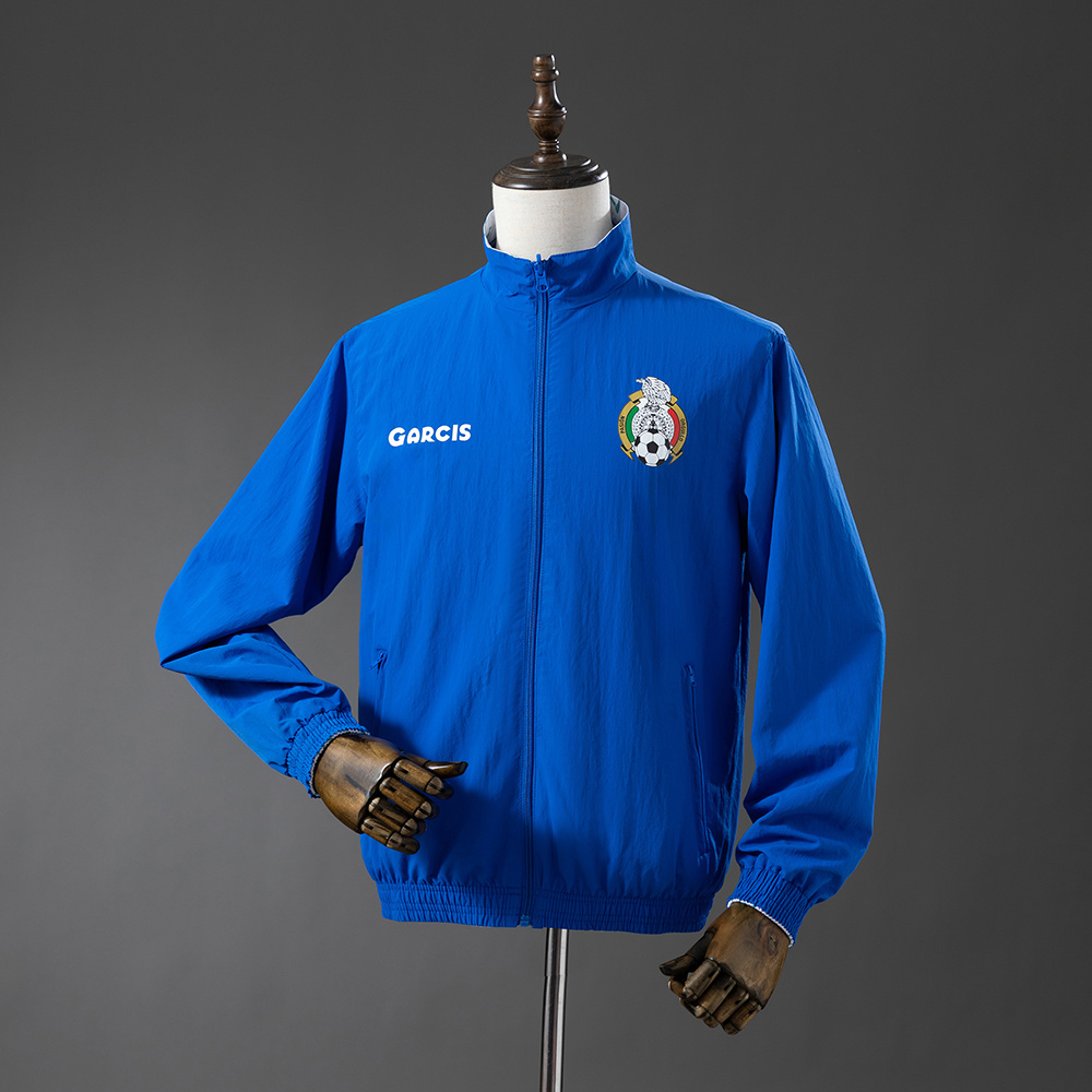 MEXICO REVERSIBLE JACKET WINDBREAKER - WHITE &amp; BLUE