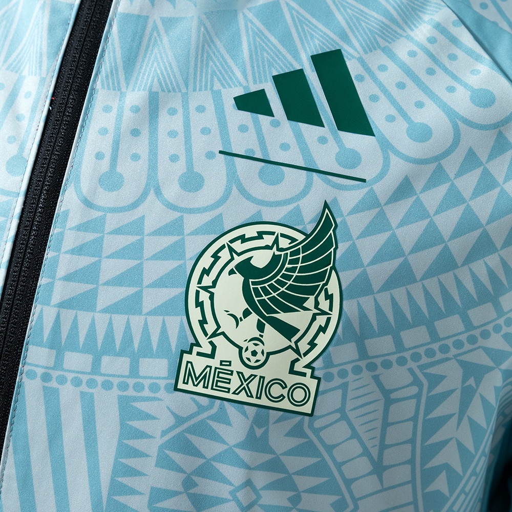 MEXICO REVERSIBLE JACKET WINDBREAKER - RED &amp; SKY BLUE