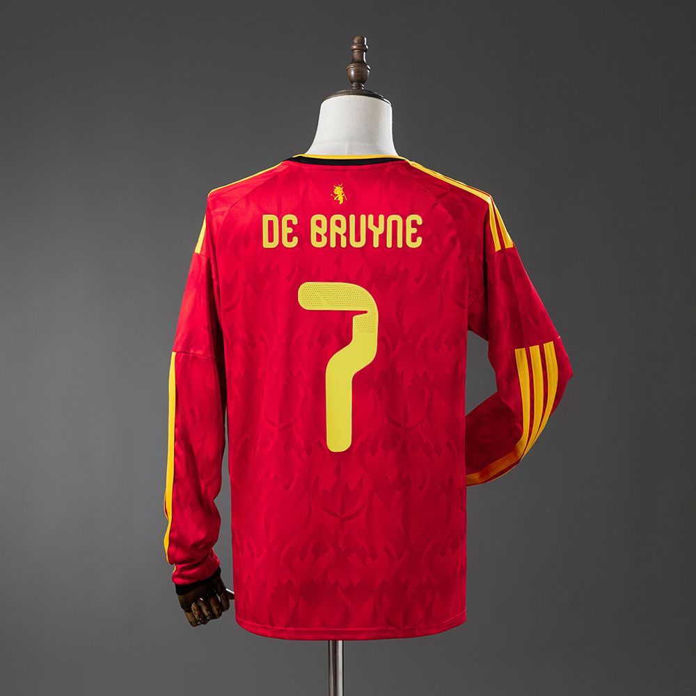 2026 BELGIUM WORLD CUP HOME LONG SLEEVE (FAN VERSION)