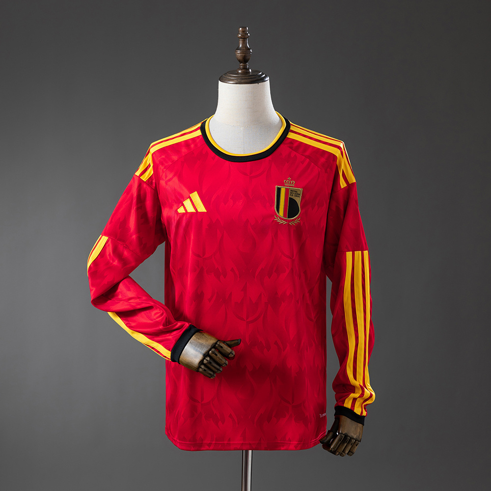 2026 BELGIUM WORLD CUP HOME LONG SLEEVE (FAN VERSION)