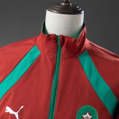 2026 MOROCCO REVERSIBLE JACKET WINDBREAKER - RED &amp; GREEN