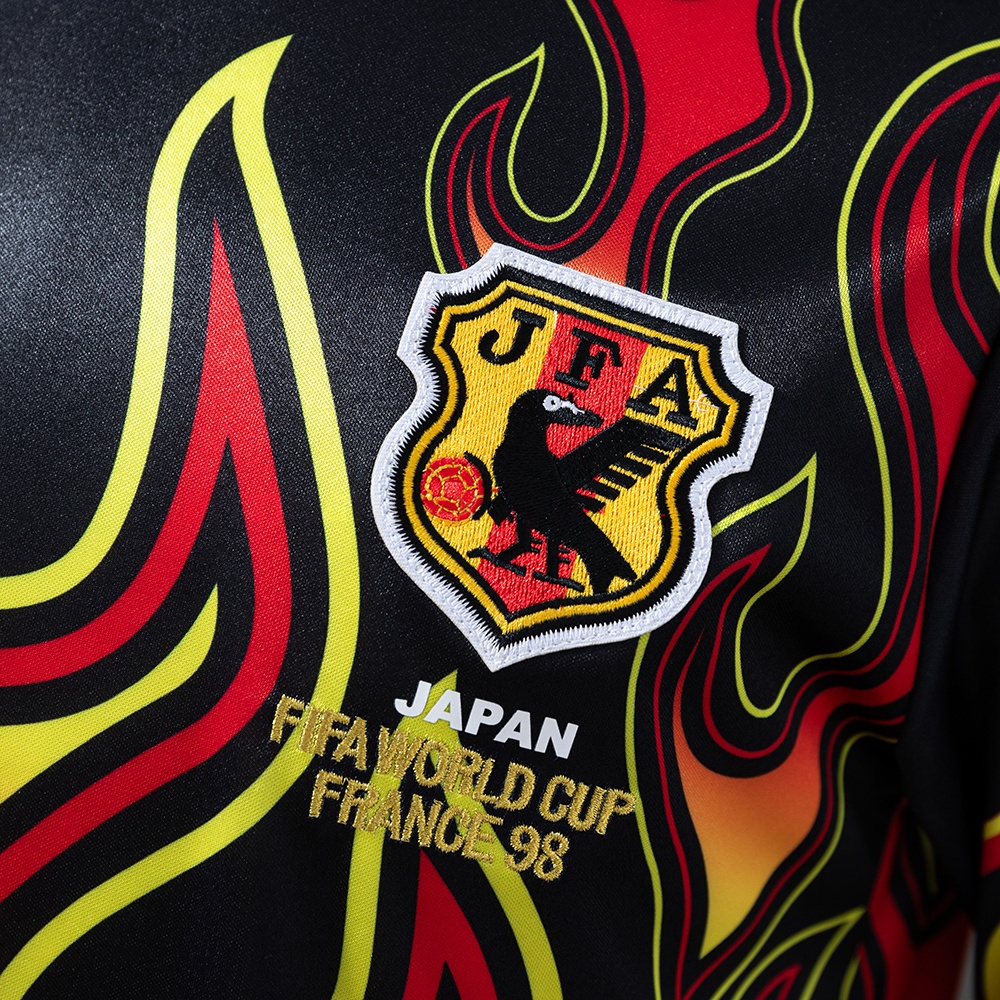 1998 JAPAN GOALKEEPER BLACK FIREWORKS LONG SLEEVE