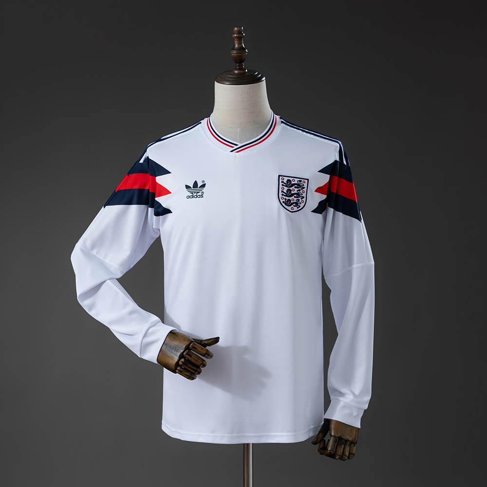 1990 ENGLAND LONG SLEEVE HOME (FAN VERSION)