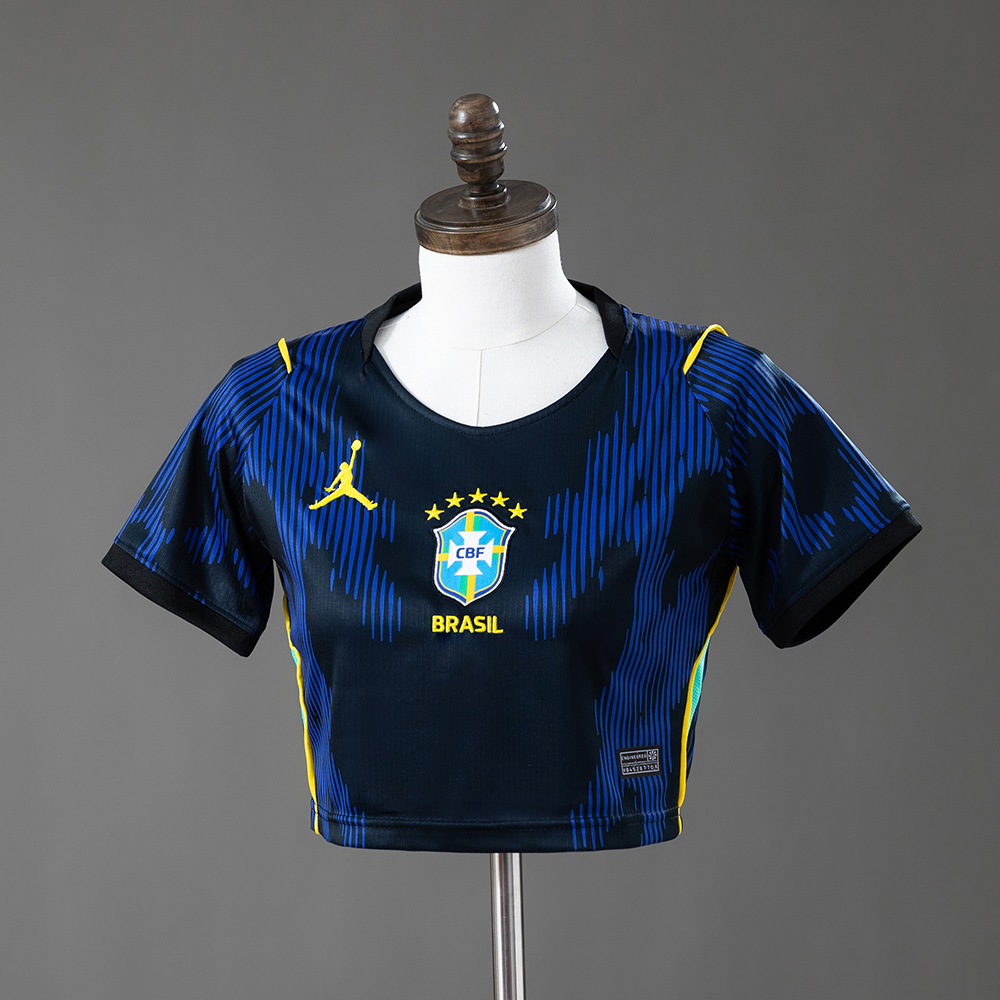 2026 BRAZIL AWAY WOMEN'S CROP TOP STYLE