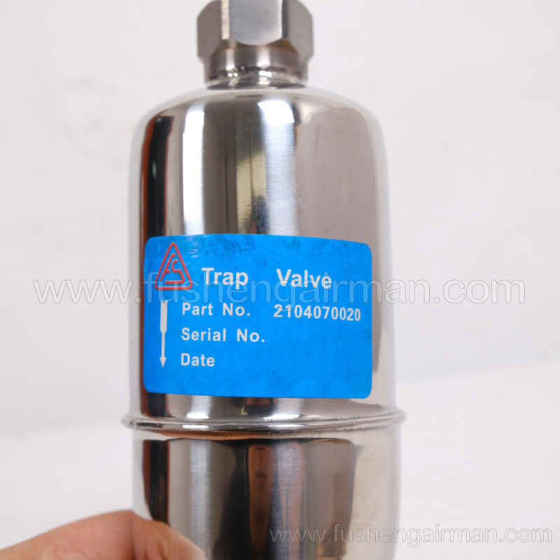 2104070020=9317214-202104 Fusheng Screw Compressor 1/2" Mechanical Automatic Drain Valve