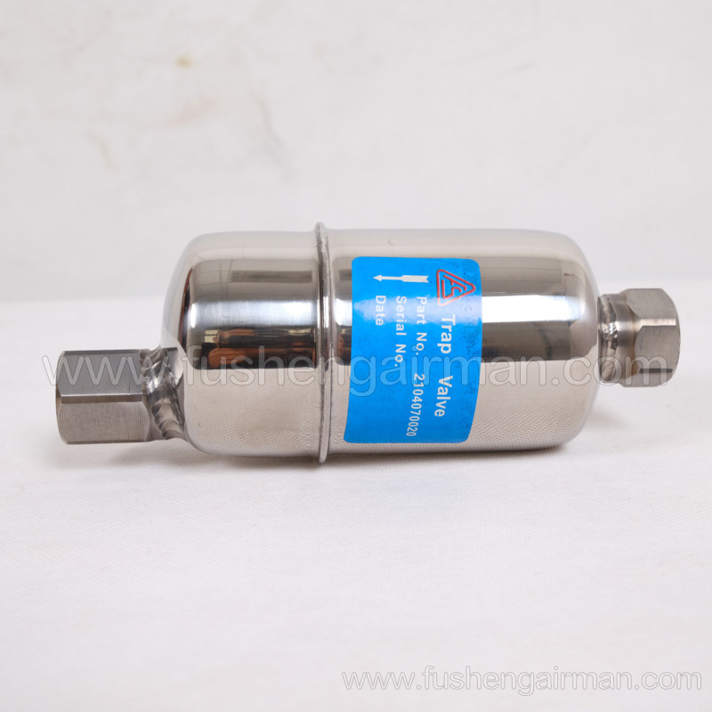 2104070020=9317214-202104 Fusheng Screw Compressor 1/2" Mechanical Automatic Drain Valve