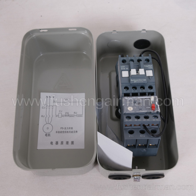 2108060083 Fusheng genuine piston compressor BE10400Q5FS Schneider electromagnetic switch 4KW/TA-80