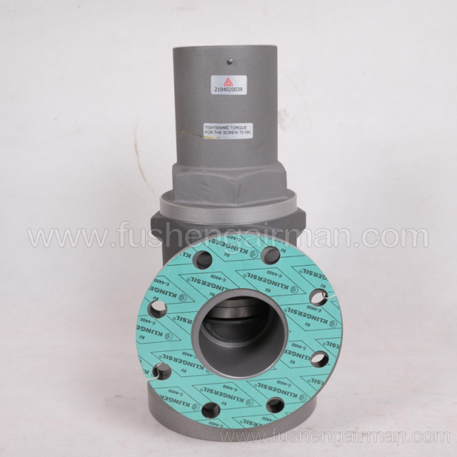 2104020039 Fusheng Genuine Screw Air Compressor 3" Pressure Maintenance Valve with Gasket