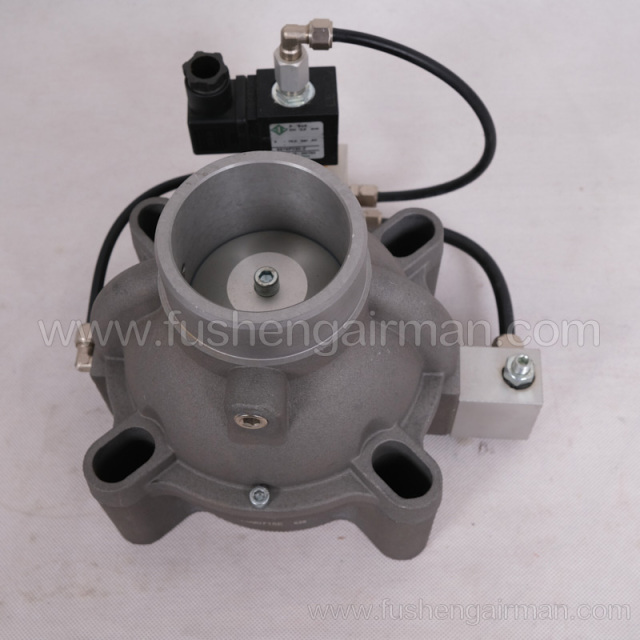 2104059990 Fusheng genuine screw compressor DN65 piston air inlet valve for SA30/37