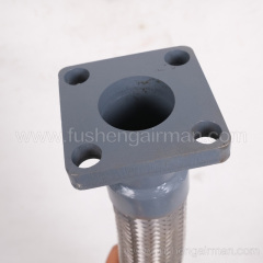 2606413790 Fusheng genuine screw compressor SA250W oil hose one end movable flange metal braided hose