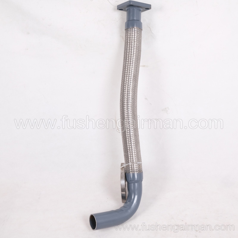 2606413790 Fusheng genuine screw compressor SA250W oil hose one end movable flange metal braided hose