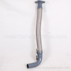 2606413790 Fusheng genuine screw compressor SA250W oil hose one end movable flange metal braided hose