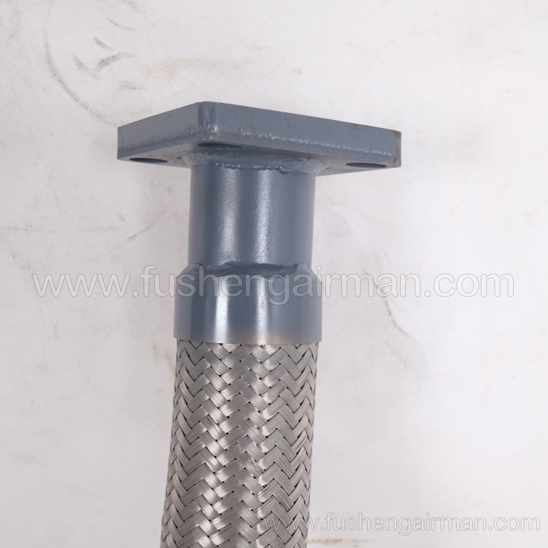 2606413790 Fusheng genuine screw compressor SA250W oil hose one end movable flange metal braided hose
