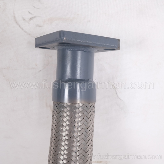 2606413790 Fusheng genuine screw compressor SA250W oil hose one end movable flange metal braided hose