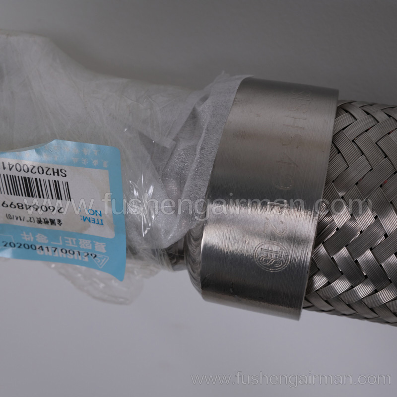 2606489970 Fuso screw compressor metal hose 2" oil filter to head SA280