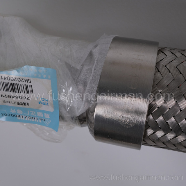 2606489970 Fuso screw compressor metal hose 2" oil filter to head SA280
