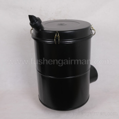 2605542090 Fusheng genuine screw compressor air filter assembly with built-in main air filter and safety filter.