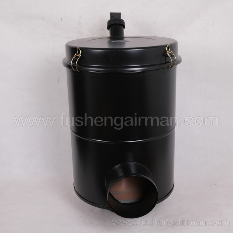 2605542090 Fusheng genuine screw compressor air filter assembly with built-in main air filter and safety filter.